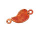 Patricia Healey Copper Leaf Bezel Link 34x14mm