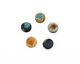 Humble Beads Polymer Clay Van Gogh's Starry Night Disk 8-9x12-13mm