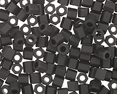 TOHO Opaque Frosted Jet Hex 11/0 Seed Bead
