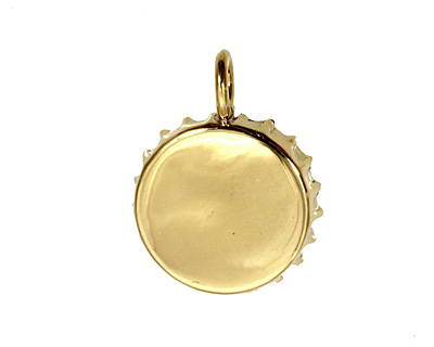 Brass Bottle Cap Bezel 30mm