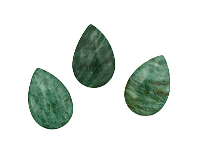 Brazil Rainforest Jasper Flat Teardrop 20x29mm