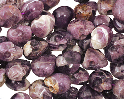 Dogtooth Amethyst Skull 20x15mm