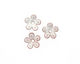 C-Koop Enameled Metal White 5 Petal 15mm