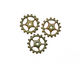 C-Koop Enameled Metal Olive Sectioned Gear 19mm