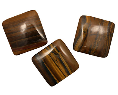 Tiger Iron Puff Square 40mm