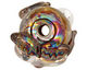 Unicorne Beads Orange Sea Owl 23x18mm