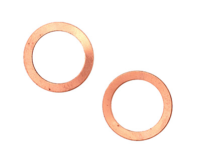 Copper Ring Blank Link 25mm