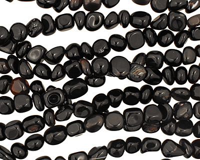 Black Onyx Tumbled Nugget 5-8x8-10mm