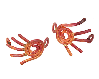 Patricia Healey Copper Right Hand Curved Link 32x31mm