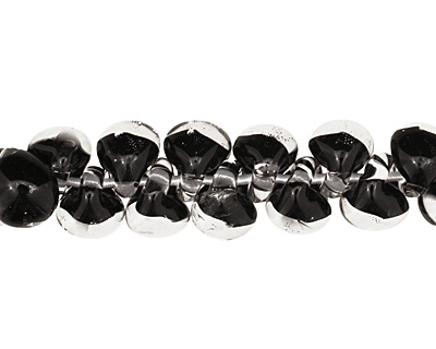 Unicorne Beads Black Sea Teardrop 7x9mm