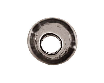 Antique Silver (plated) Small Plain Cone 15x8mm