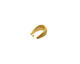Satin Hamilton Gold (plated) Pinch Bail 4x9mm