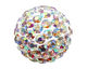 Crystal AB Pave Round 12mm (1.5mm hole)