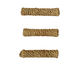 African Brass Wrapped Rope Tube 27-30x6-7mm