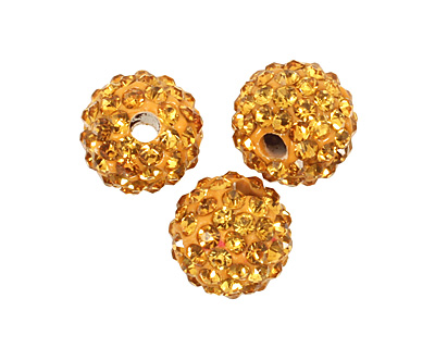 Topaz Pave Round 8mm