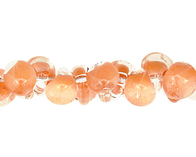 Unicorne Beads Tangerine Teardrop 7x9mm