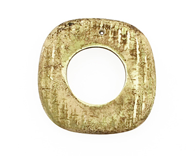 Humble Beads Polymer Clay New Leaf Square Toggle Clasp 27-29, 26mm bar