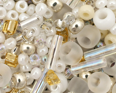 TOHO Hasu White Seed Bead Mix
