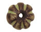 Gaea Ceramic Spring Green on Chocolate Lantern 9x15-16mm
