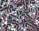 TOHO Matte Frosted Iris Blue Triangle 11/0 Seed Bead