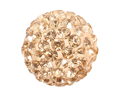 Silk Pave Round 12mm