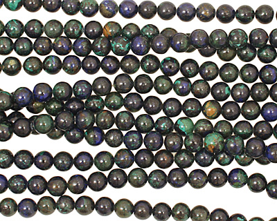 Azurite Malachite Round 6mm