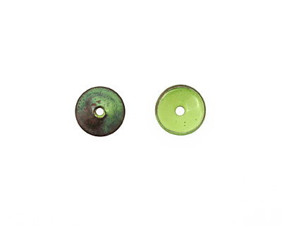 C-Koop Enameled Metal Lime Chip 3-4x12-13mm