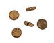 African Brass Sun Coin 24-25mm