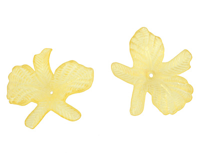 Lucite Jonquil Orchid 7x33-36mm