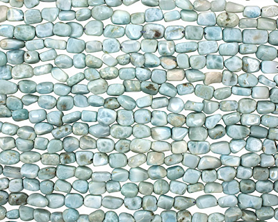 Larimar Tumbled Nugget 9-13x6-11mm