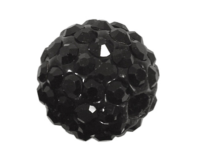 Jet Pave Round 8mm (1.5mm hole)
