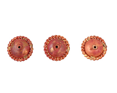 Patricia Healey Copper Rondelle w/ Roping 7x14mm