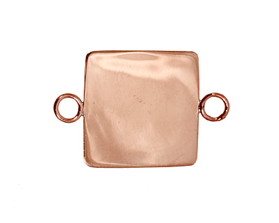 Copper Lipped Square Bezel Link 19mm
