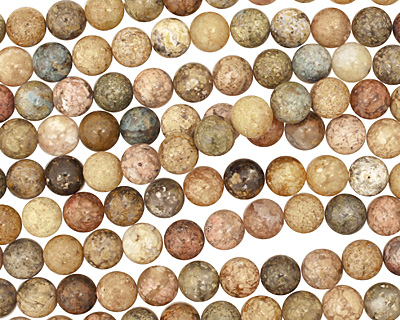 Autumn Agate Round 12mm