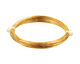 German Style Wire Gold (plated) Round 24 gauge, 12 meters