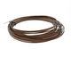 Soft Flex Vintage Bronze Half Round Craft Wire 18 gauge, 7 yards