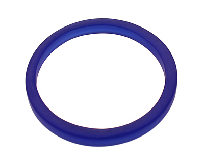 Trinket Foundry Cobalt Large Glass Bottle Ring 60-62mm
