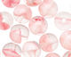 Czech Glass Crystal/Light Pink Round 6mm