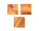 Lillypilly Flamed Thatch Embossed Patina Copper Sheet 3"x3", 36 gauge
