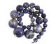 Bolivian Sodalite Faceted Round Graduated 12-28mm