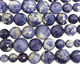 Bolivian Sodalite Faceted Round Graduated 12-28mm