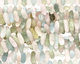 Beryl Morganite Flat Polished Pebble (side drilled) 7-9x16-21mm