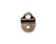 TierraCast Antique Brass (plated) Rock & Roll Strap Tip 16x12mm