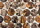 Artistic Jasper Puff Coin 35mm