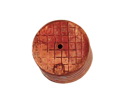 Patricia Healey Copper Small Ridged Barrel 12x14mm