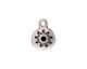 TierraCast Antique Silver (plated) Create Charm w/ Glue In 13x16mm