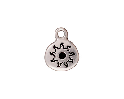 TierraCast Antique Silver (plated) Create Charm w/ Glue In 13x16mm