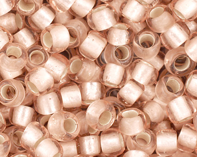 TOHO Rosaline (with Frosted Silver Lining) Round 8/0 Seed Bead