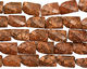 Star Jasper Faceted Twisted Freeform Slab 30x20mm