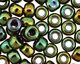 TOHO Higher Metallic Iris Green Round 6/0 Seed Bead